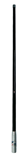 AM/FM receive heavy-duty detachable antenna top, black, receive only, internal UHF male – 1.2m